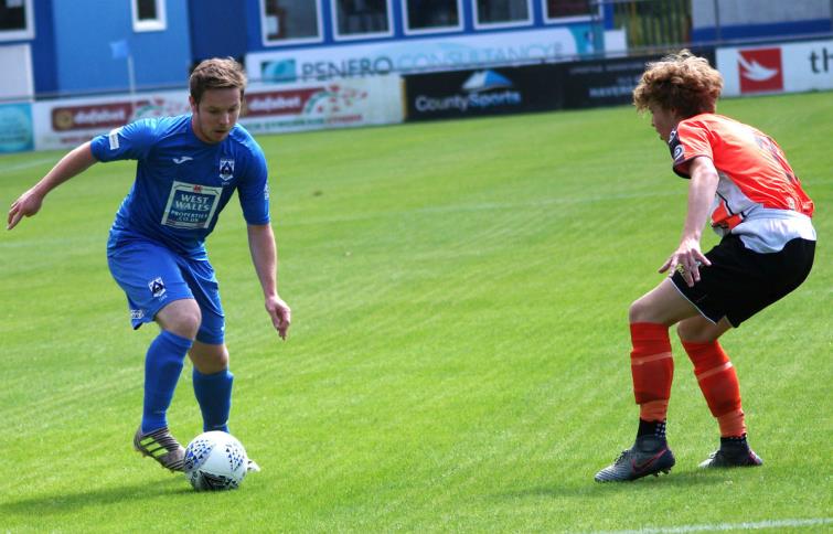 Steffan Williams was a constant thorn in Abers defence